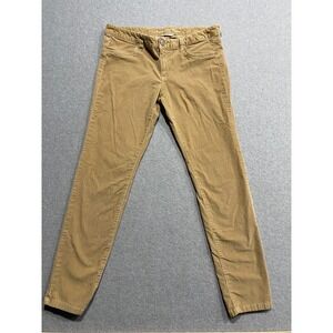 American Eagle AEO Sateen Stretch Jegging Regular Fit Size 12 Tan Women's